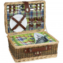 Solidny kosz piknikowy z wyposażeniem dla dwóch osób Cilio Melano CI-156607