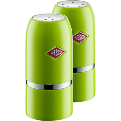 Solniczka i pieprzniczka Wesco zielona W-322854-20