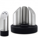 Solniczki na podstawce OVO Blomus 4 sztuki, stal matowa B63670