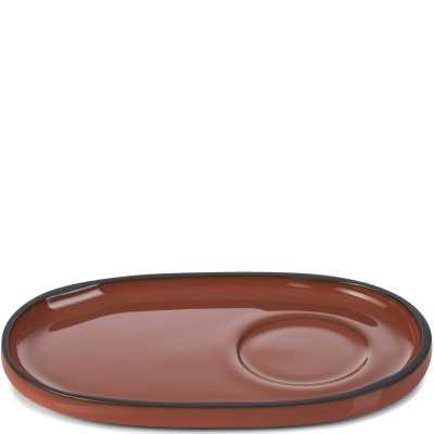 Spodek do filiżanki porcelanowej Caractere Revol cynamon RV-654002-4