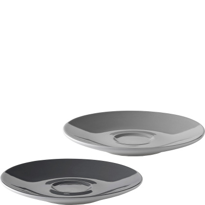 Spodki Emma Stelton szare, 2 sztuki X-212-1