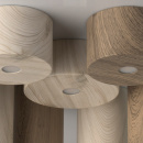 Spot oświetleniowy LED RegenBogen Techno jasne drewno 16 x 6 cm 712010601