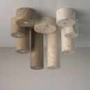 Spot oświetleniowy LED RegenBogen Techno jasne drewno 16 x 6 cm 712010601