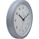 Srebrny zegar sterowany radiowo Classic Nextime 7322 RC