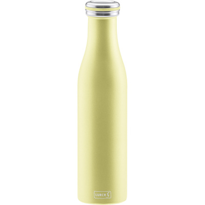 Stalowa butelka termiczna 0,75 Litra Lurch perłowo-żółta LU-00240962