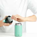 Stalowa butelka termiczna na wodę 0,5 Litra To Go Lekue turkusowa 0302550Z07M033
