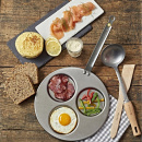 Stalowa patelnia do jajek sadzonych de Buyer B Element 27cm D-5612-03