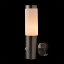 Stalowy kinkiet zewnętrzny z czujnikiem światła MW-LIGHT Street 809021001