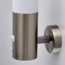 Stalowy kinkiet zewnętrzny z czujnikiem światła MW-LIGHT Street 809021001