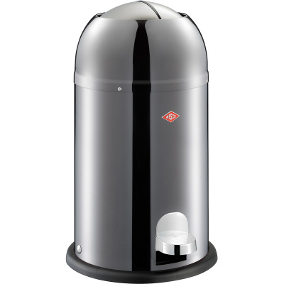 Stalowy kosz na śmieci pedałowy Kickmaster Junior 12 litrów Wesco 180314-41