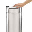 Stalowy kosz na śmieci Touch Bar Slim 40 Litrów simplehuman CW2016