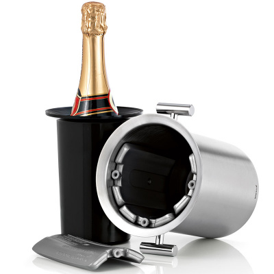 Stalowy schładzacz z uchwytami do wina Blomus Lounge B66732