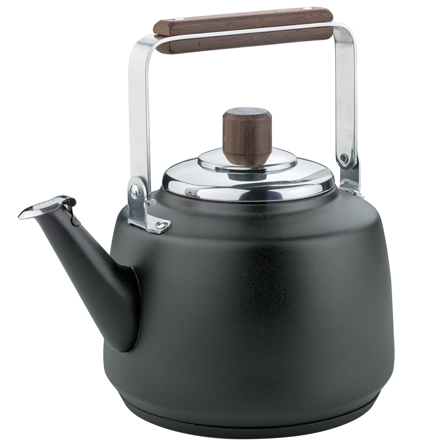 stalowy czajnik na gaz Cilio, kolekcja Nero