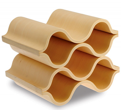 Stojak na wino MAREA Legnoart drewno brzozowe WR-1