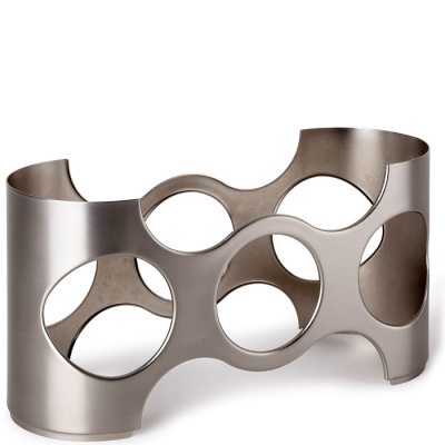 Stojak na wino Napa Umbra srebrny 330245-410