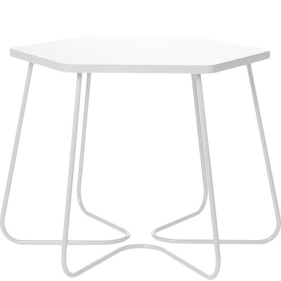 Stolik kawowy Hexagon Leitmotiv biały LM959OFF