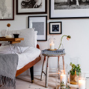 Stolik śniadaniowy z metalowymi, składanymi nogami Sagaform Oak SF-5016119