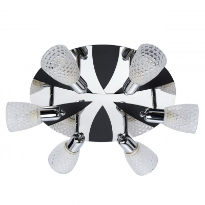 Stylowa, potężna, metalowa lampa sufitowa do współczesnej kuchni 229011606