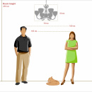 Stylowy żyrandol Amanda MW-LIGHT Classic 481011506