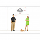 Stylowy żyrandol Amanda MW-LIGHT Classic 481011506