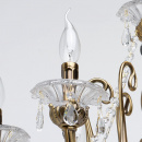 Stylowy żyrandol do salonu kolor miedziany MW-LIGHT Classic 301018406