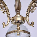 Stylowy żyrandol na trzy żarówki Angel MW-LIGHT Classic mosiądz 295010903