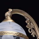 Stylowy żyrandol na trzy żarówki Angel MW-LIGHT Classic mosiądz 295010903