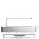 Suszarka do naczyń z uchwytami na kubki simplehuman stalowo-biała KT1190