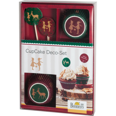 Świąteczny zestaw do dekoracji babeczek Christmas Birkmann 441 217