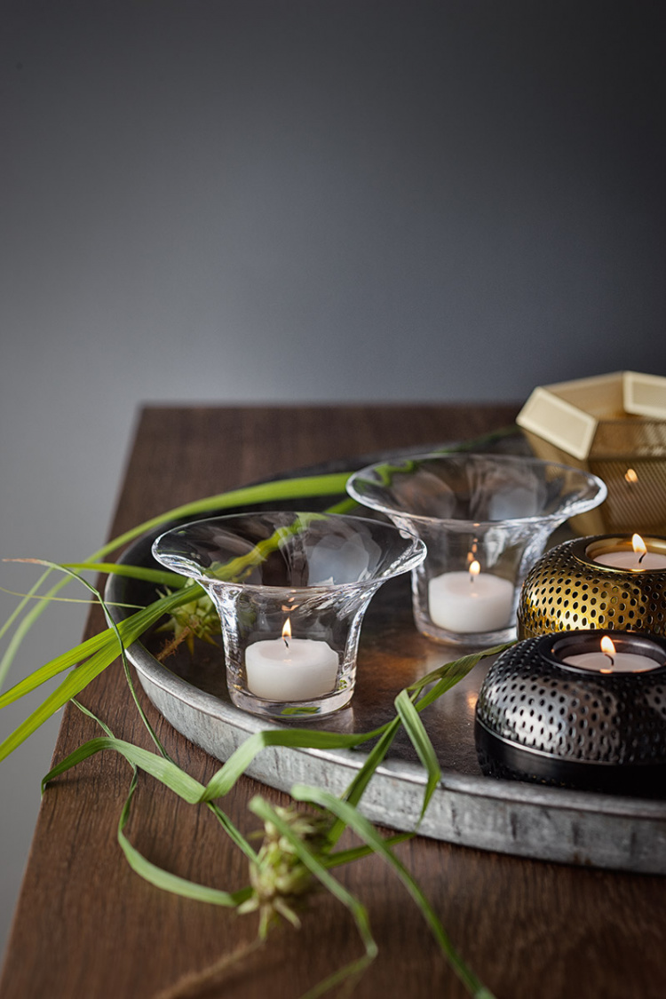 świecznik stylowy - aranżacja  w stylu prowansalskim