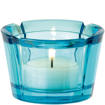 Świecznik na tealight Rosendahl Grand Cru błękitny 35570