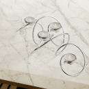 Świecznik podwójny T LOOP Black Blum TL001