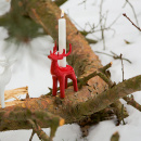 Świecznik Renifer Rudi Philippi czerwony P133005OFF