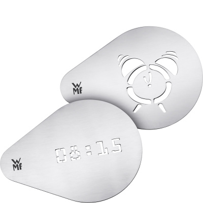 Szablony do dekoracji kawy Wake UP WMF 2 sztuki 0686386040