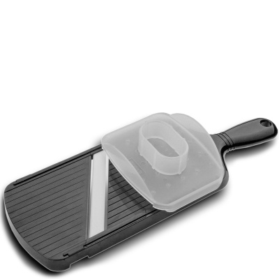 Szatkownica kuchenna z regulacją grubości, ceramiczne ostrze, Kyocera czarna CSN-202BK