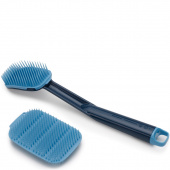 Szczotka do mycia naczyń z dodatkową myjką CleanTech Joseph Joseph niebieska 85159