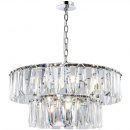Szklana lampa wisząca 68 cm Puntes Maytoni MOD043PL-12CH