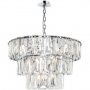 Szklana lampa wisząca 77 cm Puntes Maytoni MOD043PL-18CH