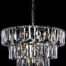 Szklana lampa wisząca 77 cm Puntes Maytoni MOD043PL-18CH