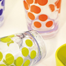 Szklanka DOT DOT pomarańczowa ZAK! Designs 1ZA-029-0650