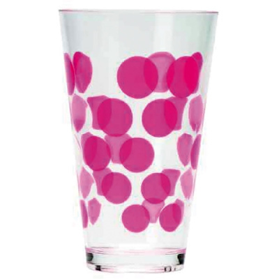 Szklanka DOT DOT różowa ZAK! Designs 1213-0650