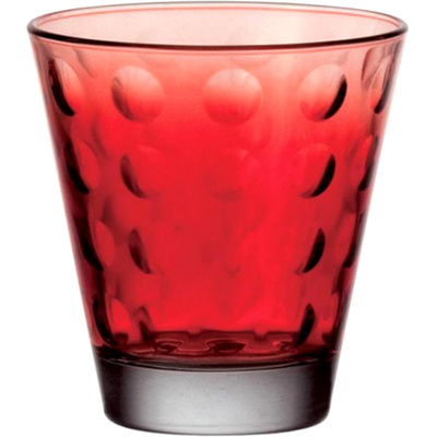 Szklanka duża Optic Colori Leonardo czerwona 049409