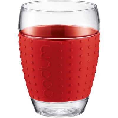 Szklanki Bodum Pavina 0,45l 2 sztuki czerwone BD-11166-294