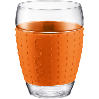 Szklanki Bodum Pavina 0,45l 2 sztuki pomarańczowe BD-11166-106
