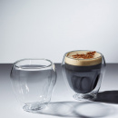 Szklanki do cappuccino podwójna ścianka 250 ml Kitchen Craft 2 sztuki KCLXDWTUMB2PC