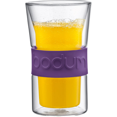 Szklanki izolowane 0,3l Presso Bodum fioletowe BD-10958-278
