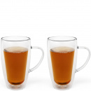Szklanki izolowane z uchem do herbaty, kawy latte Bredemeijer 165014