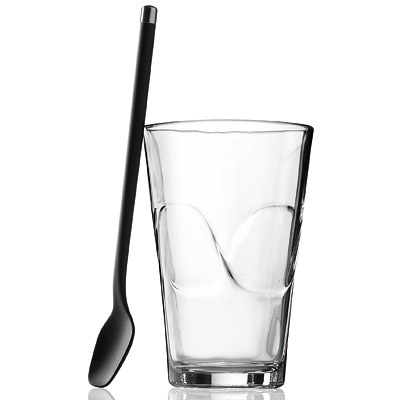 Szklanki z łyżeczką do kawy Latte Menu 4669239