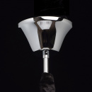 Szklany, 8-ramienny żyrandol z czerwonymi wykończeniami MW-LIGHT Elegance 483012008