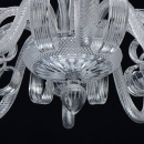 Szklany, duży żyrandol na 10 żarówek Ella MW-LIGHT Elegance 483013610